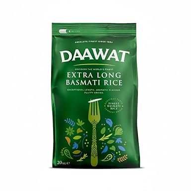 DAAWAT EXTRA LONG BASMATI RICE 1X20KG