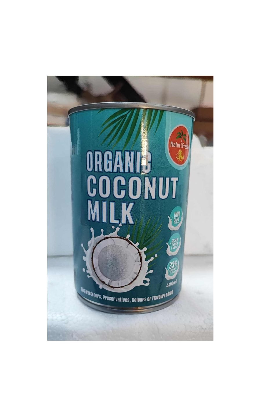 COCONUT MILK ( ORGANIC ) 1X400ML